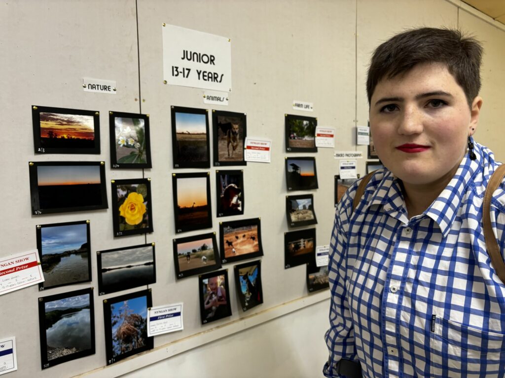 Caitlin, King's InterHigh student, participating in a library activity